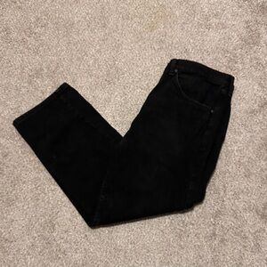 Lee Men's Black Straight Jeans